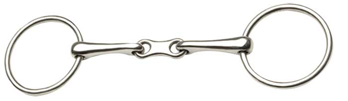 Zilco French Mouth Snaffle - Stainless Steel
