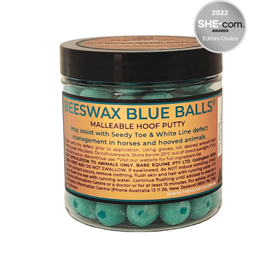 The Hoof Co Beeswax Blue Balls