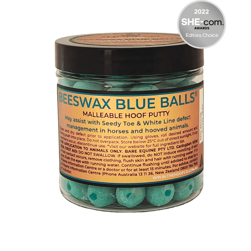 The Hoof Co Beeswax Blue Balls