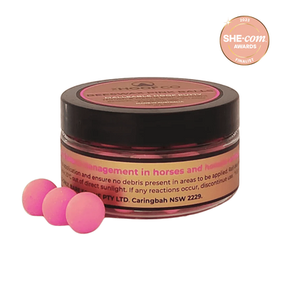 The Hoof Co Beeswax Pink Balls