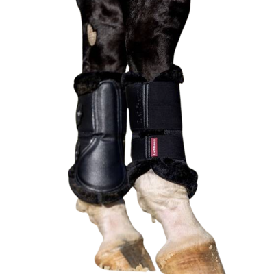 LeMieux Fleece Edged Mesh Brushing Boots