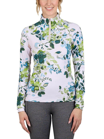 Kastel Emerald Watercolour Long Sleeve Shirt
