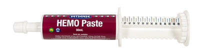 Image of Vetsense 60mL HEMO Paste for horses - available to purchase online from Saddleworld Dural.