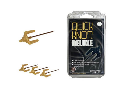 Meet Quick Knot Deluxe® in Tan – the ultimate mane clip with a secure three-armed design for flawless, reusable plaits. Save time effortlessly!