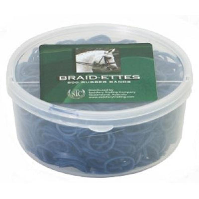 Image of a container of Braid-Ettes braiding rubber bands, available to purchase from Saddleworld Dural.