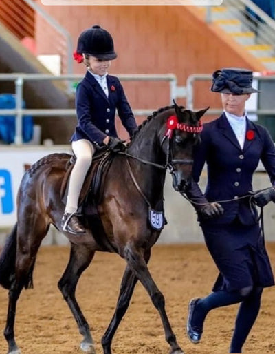 Georgina Navy Youth Equestrian Open Show Jacket