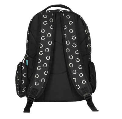 Spencil Black & White Horses Big Backpack