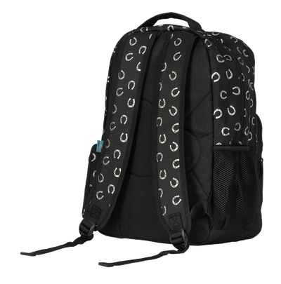 Spencil Black & White Horses Big Backpack