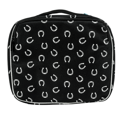 Spencil Black & White Horses Big Cooler Lunch Bag