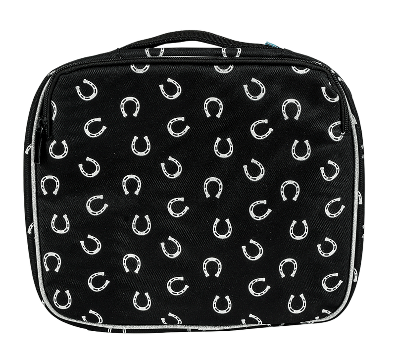 Spencil Black & White Horses Big Cooler Lunch Bag