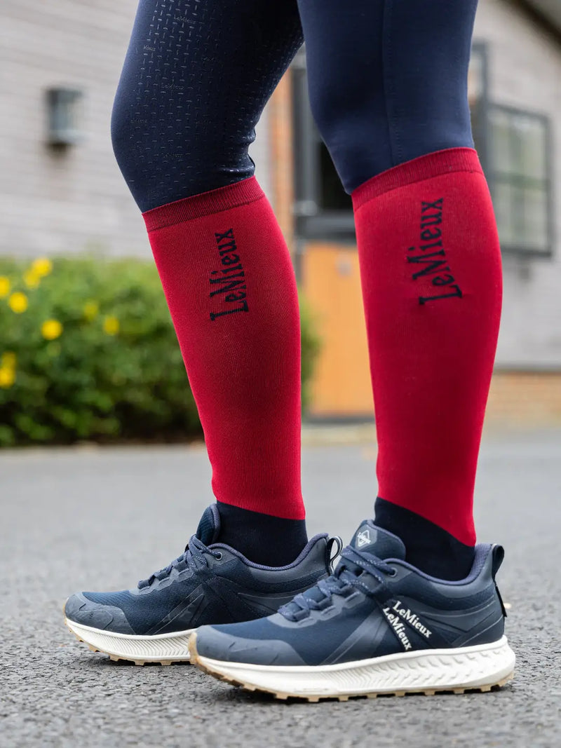 LeMieux Competition Socks 2 Pack Chilli