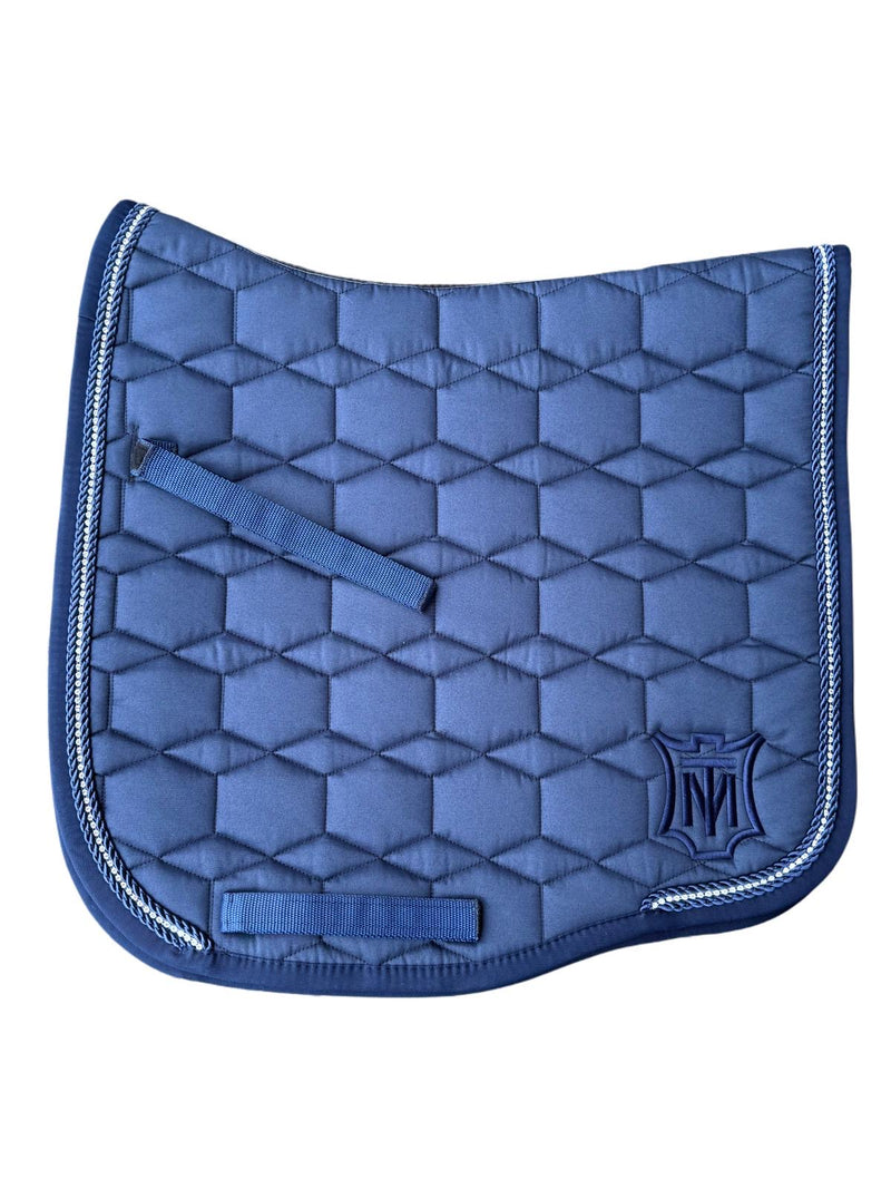 Mattes Eurofit Quilt Dressage Saddlecloth - Navy Crystal