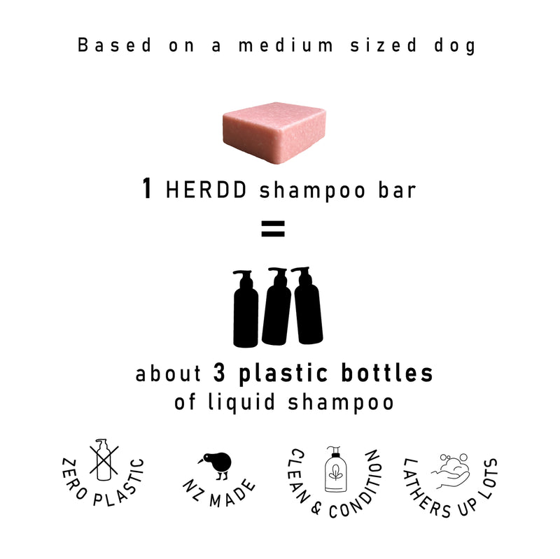 HERDD Shampoo Bar - Rose & Wagnolia