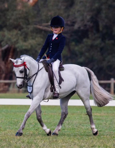 Georgina Navy Youth Equestrian Open Show Jacket