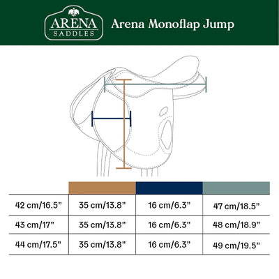 Arena Monoflap Jump Saddle