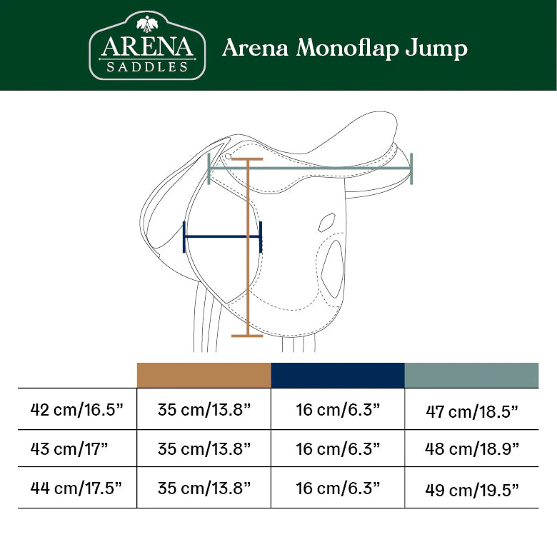 Arena Monoflap Jump Saddle