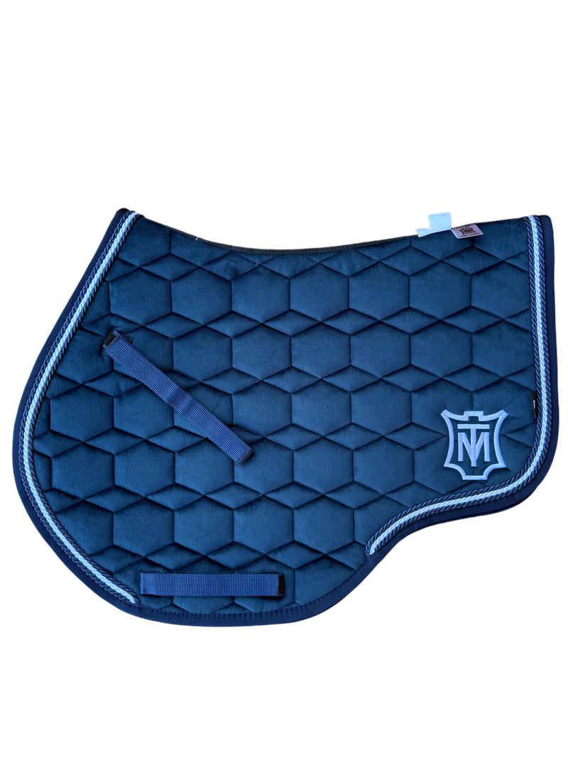 Mattes Eurofit Quilt Jump Saddlecloth - Navy Velvet