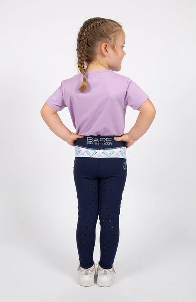 BARE Babes Performance Riding Tights - Navy Azure