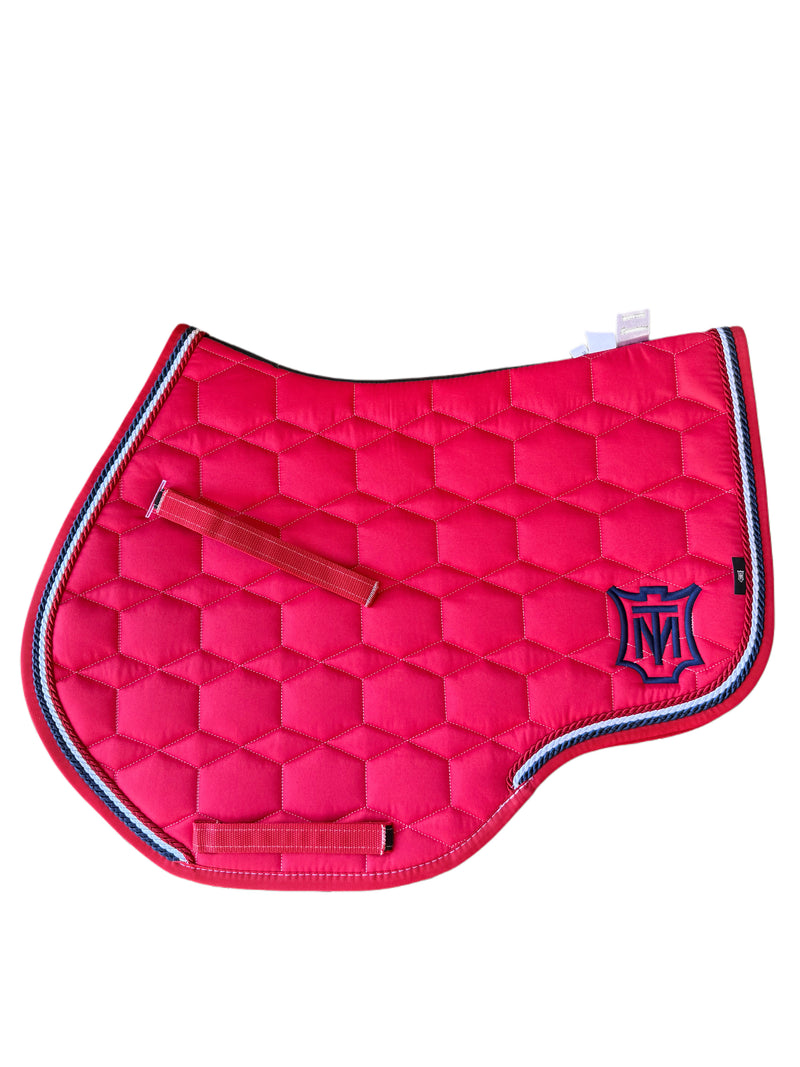Mattes Eurofit Quilt Jump Saddlecloth - Cherry