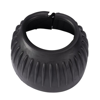 Ribbed Bell Boots w/Single Velcro