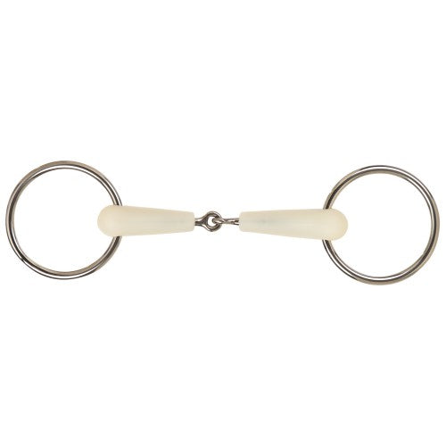 Happy Mouth Loose Ring Snaffle Bit w/Jointed Mouth