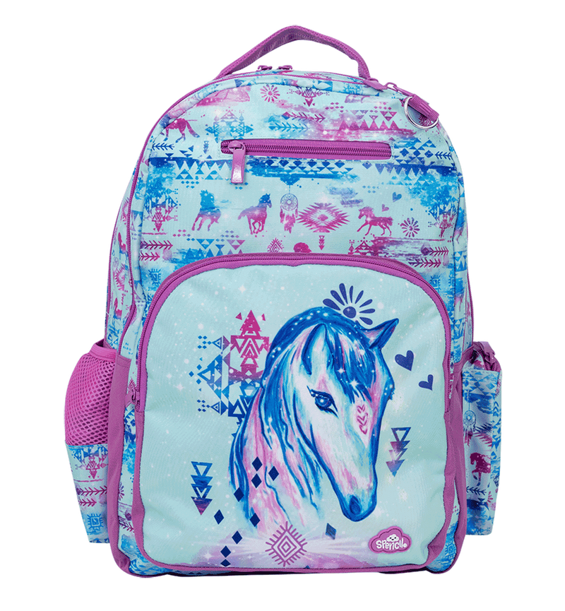 Spencil Aztec Horse Big Backpack