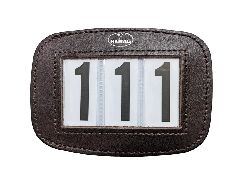 Hamag Leather Halter Number Holders