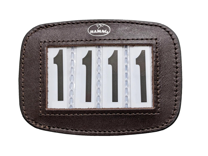 Hamag Leather Halter Number Holders