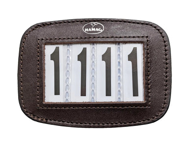 Hamag Leather Saddlecloth Number Holders