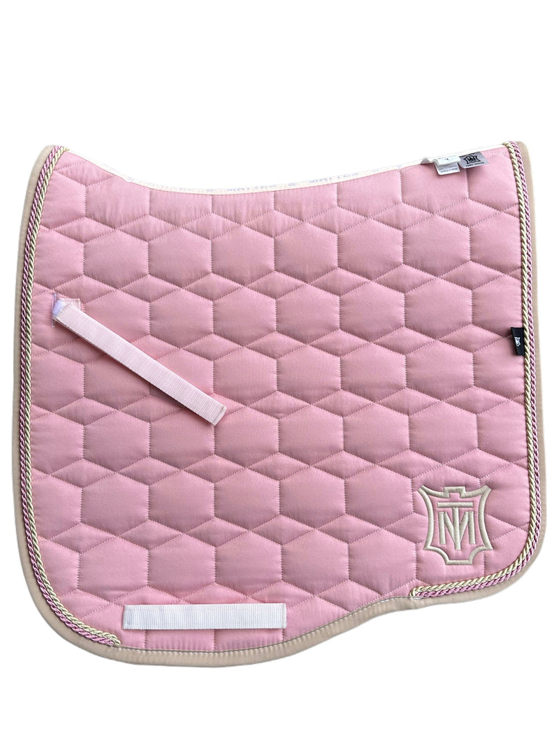 Mattes Eurofit Quilt Dressage Saddlecloth - Blush Pink