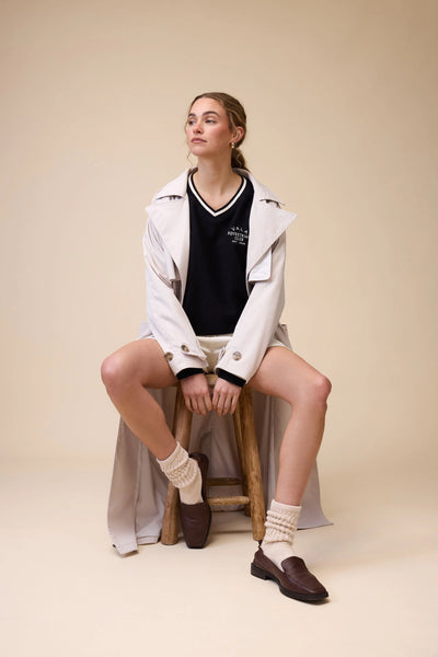 VALA Frech Terry Vneck