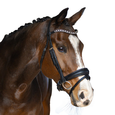 Flexible Fit Premium Black Snaffle Bridle 'Cadence'
