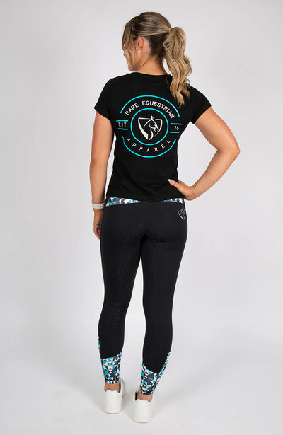 BARE Youth Performance Riding Tights - Geo