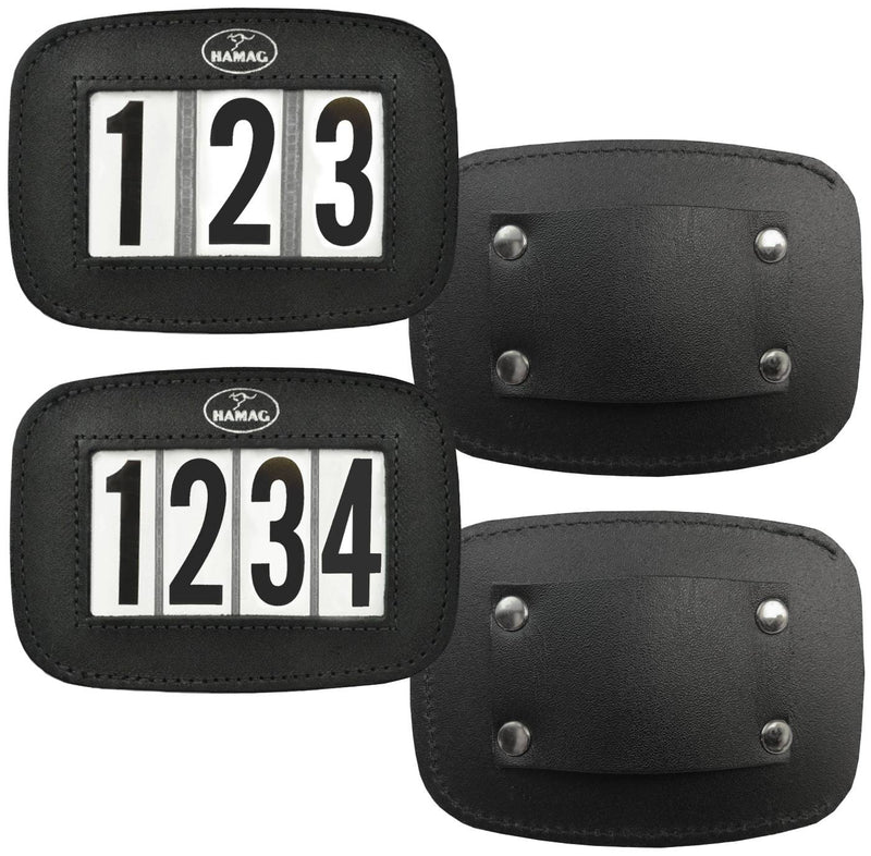 Hamag Leather Halter Number Holders