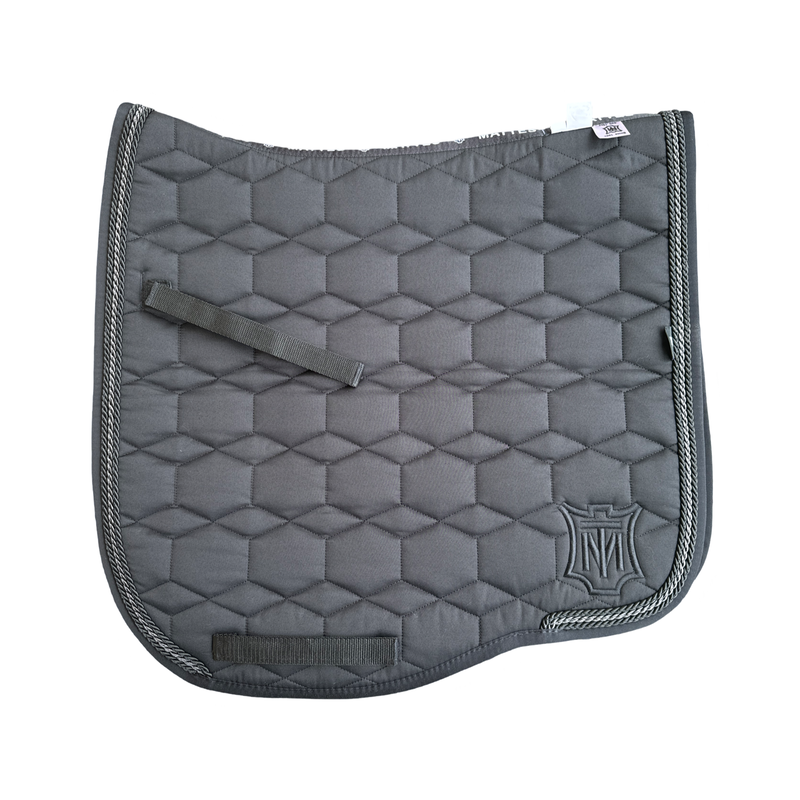 Mattes Eurofit Quilt Dressage Saddlecloth - Black