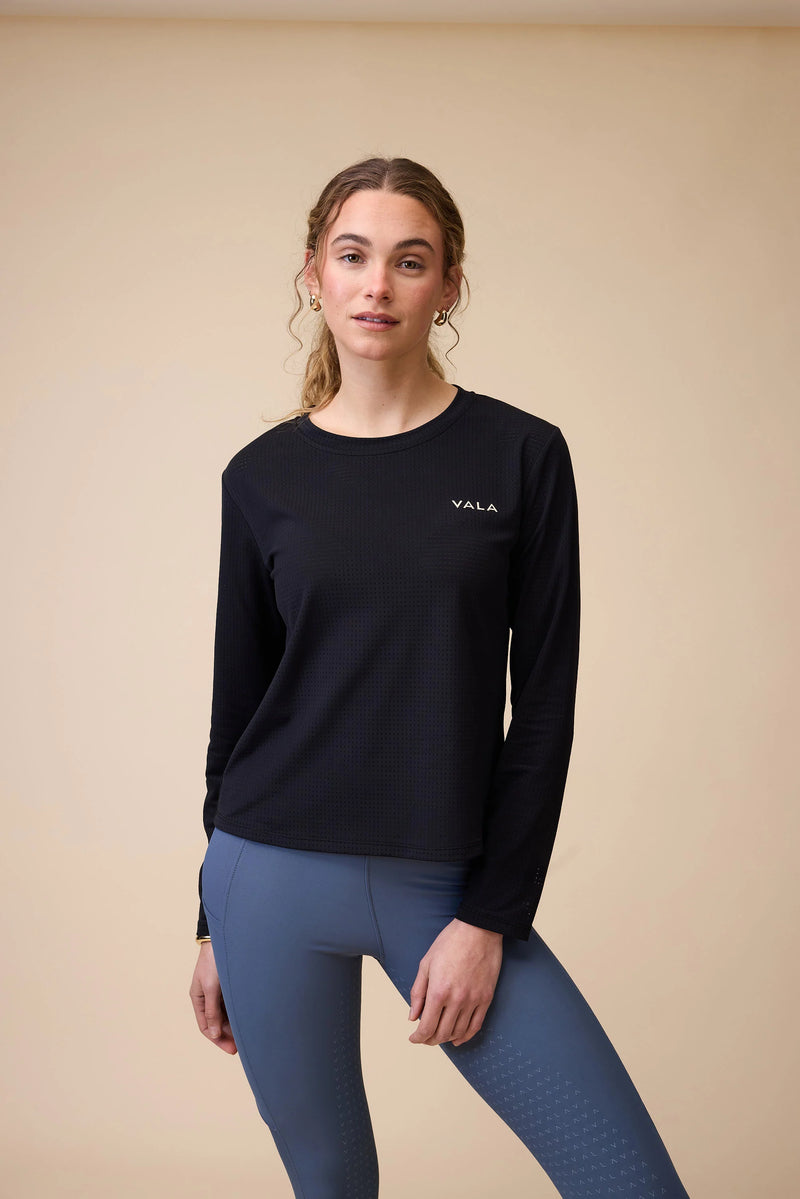 VALA Mesh Long Sleeve Tee