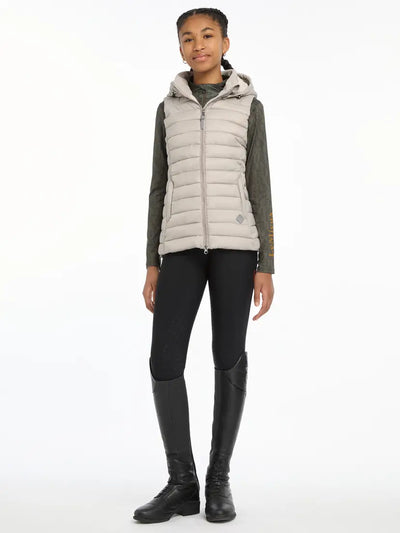 LeMieux Young Rider Milly Puffer Gilet Ash