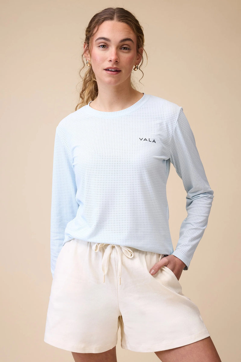 VALA Mesh Long Sleeve Tee