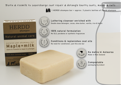 HERDD Shampoo Bar - Maple & Milk