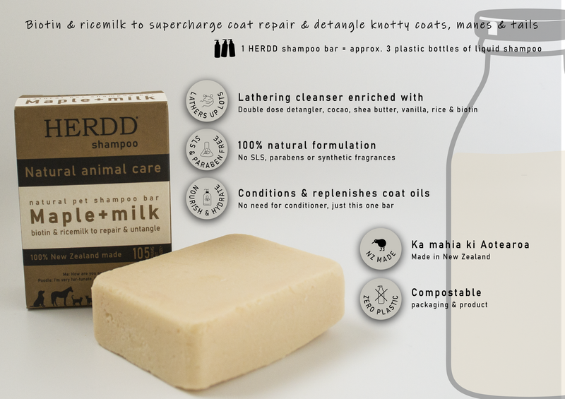 HERDD Shampoo Bar - Maple & Milk