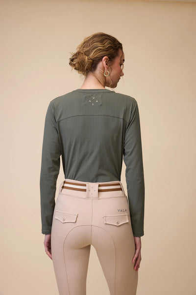 VALA Mesh Long Sleeve Tee