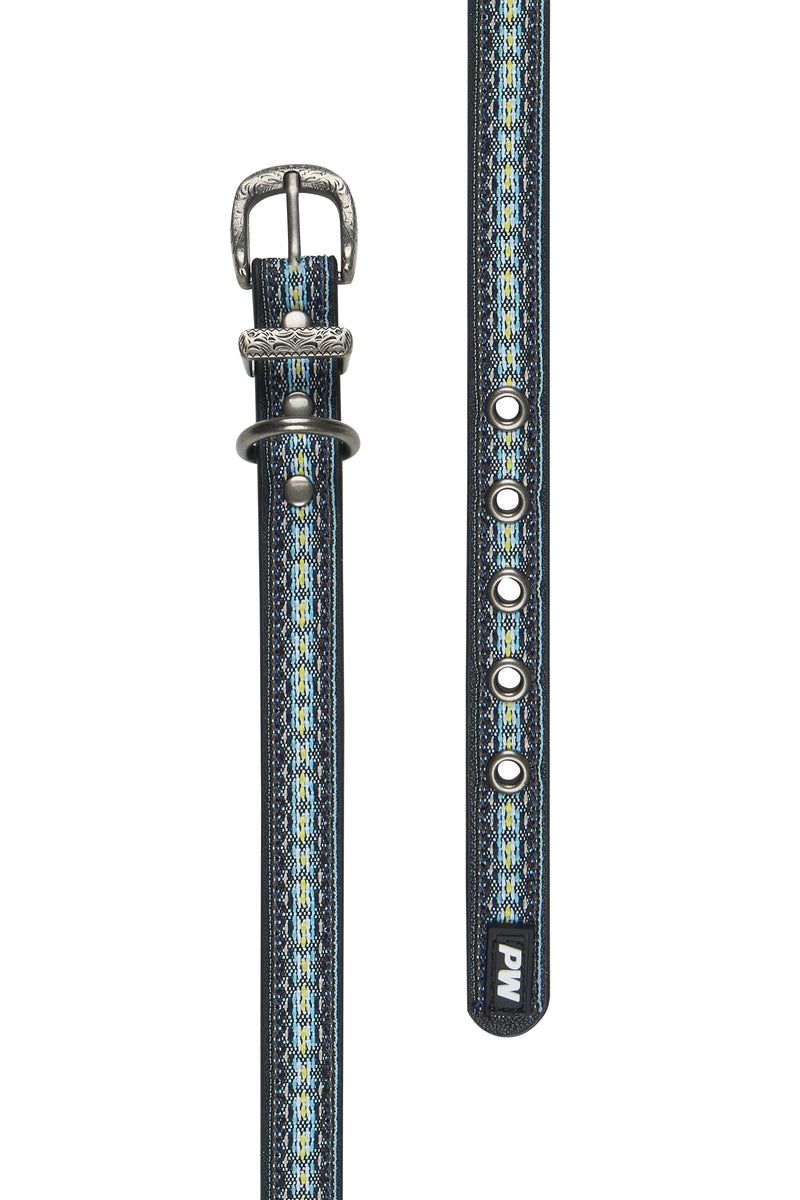 Pure Western Cosmo Blue Dog Collar