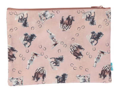 Spencil Wild Horses A4 Twin Zip Pencil Case