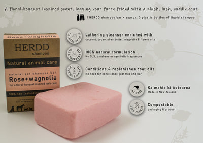 HERDD Shampoo Bar - Rose & Wagnolia