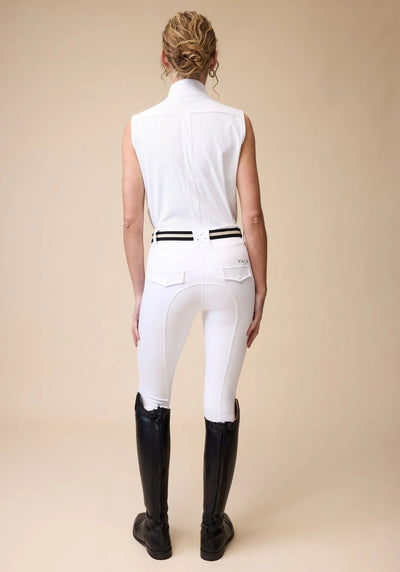 VALA Mesh Show Shirt Sleeveless - White