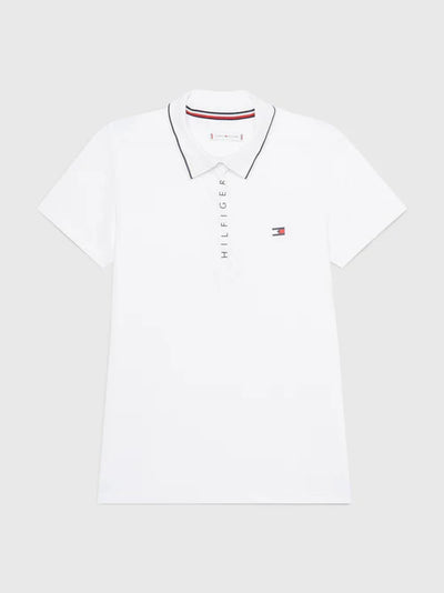 Tommy Hilfiger Women's Harlem Short Sleeve Logo Polo