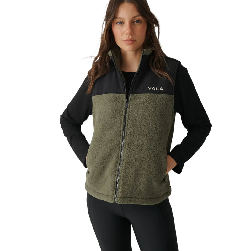 Vala Willa Recycled Fleece Teddy Vest