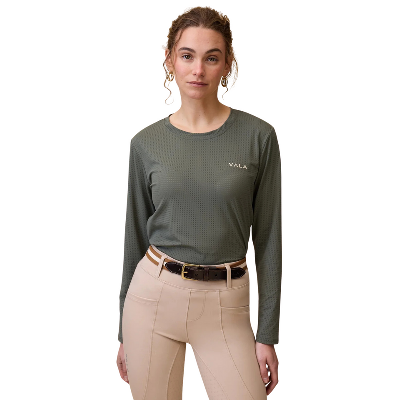 VALA Mesh Long Sleeve Tee