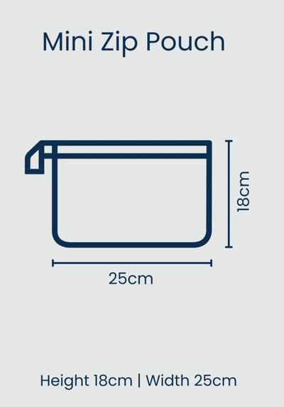 VALA Horseshoe Mini Zip Pouch