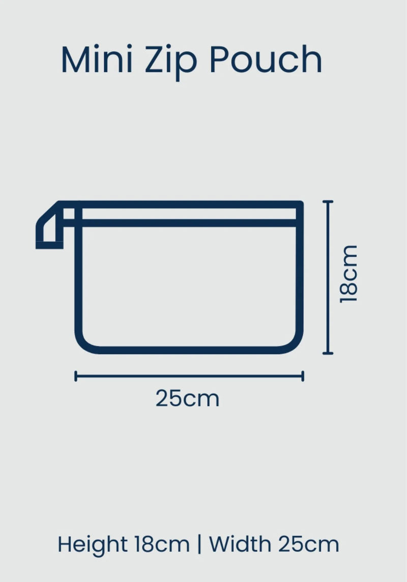 VALA Horseshoe Mini Zip Pouch